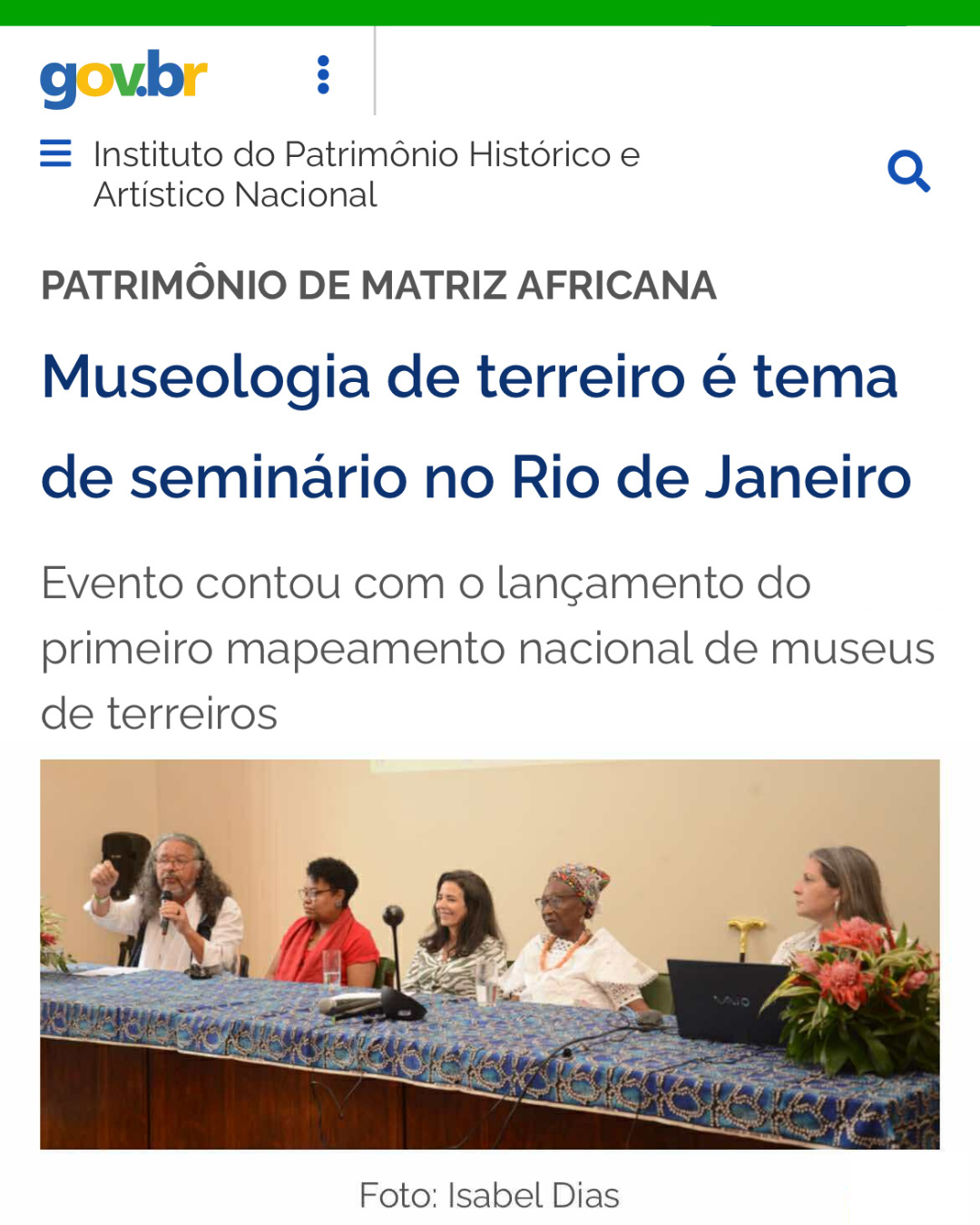 IPHAN – 11 setembro de 2025